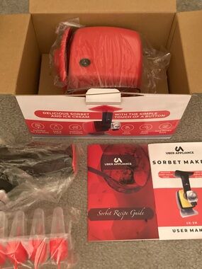 Sorbet & Ice Cream maker.